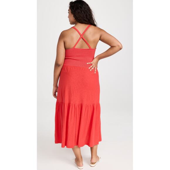 Nation LTD Penelope Cross Back Midi Dress in Cherry Bomb Size XXL - Picture 3 of 10